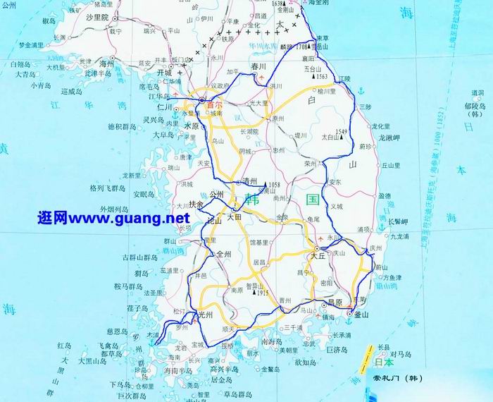 目不识丁游遍韩国