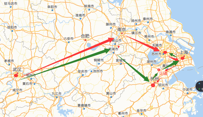 从武汉到南京,苏州,周庄,乌镇,西塘,杭州的行程应该怎样安排啊?