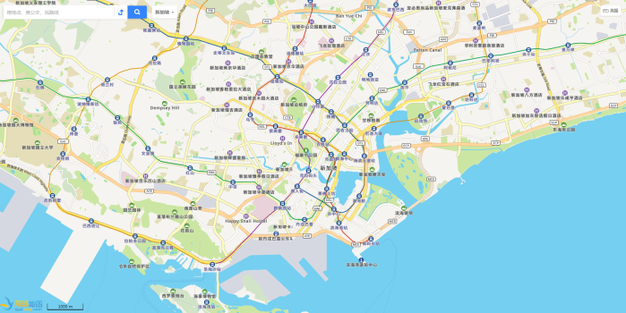 能否推荐一个有标注中英文的新加坡地图APP