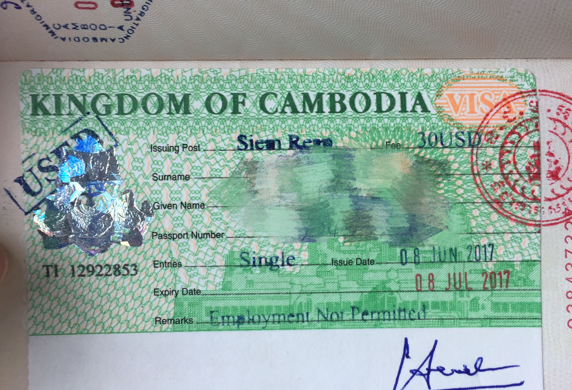 2020柬埔寨签证（落地签/贴纸/电子签）攻略 - 知乎