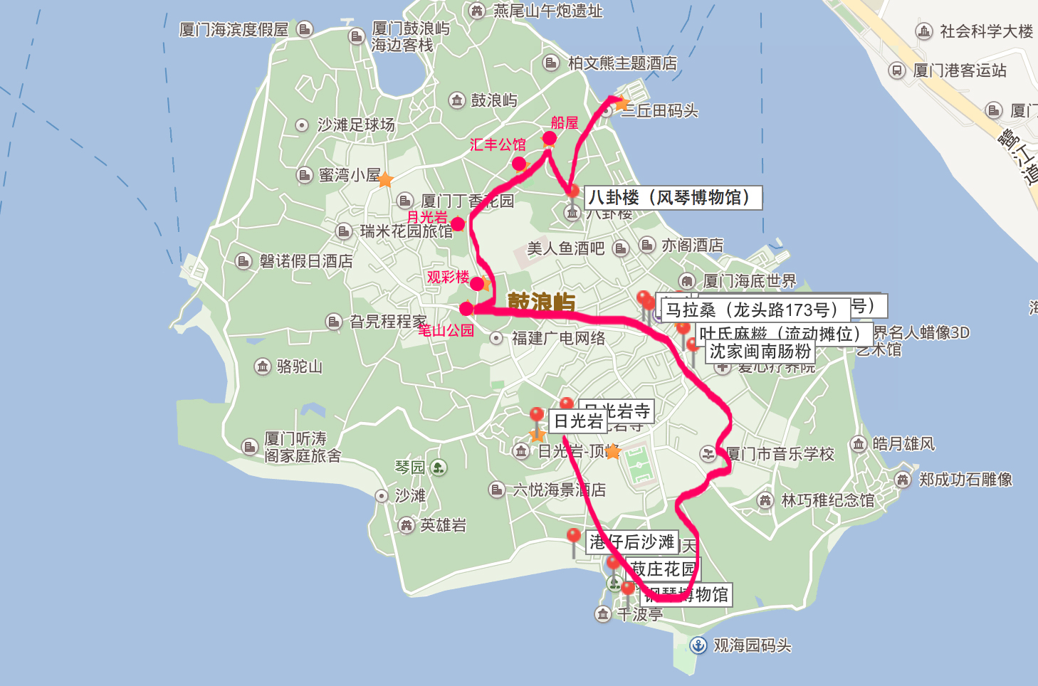 私家攻略 | 教你短时间走遍鼓浪屿经典路线