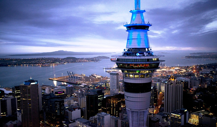 快速确认 新西兰 auckland奥克兰天空塔(sky tower)192米高空蹦极sky