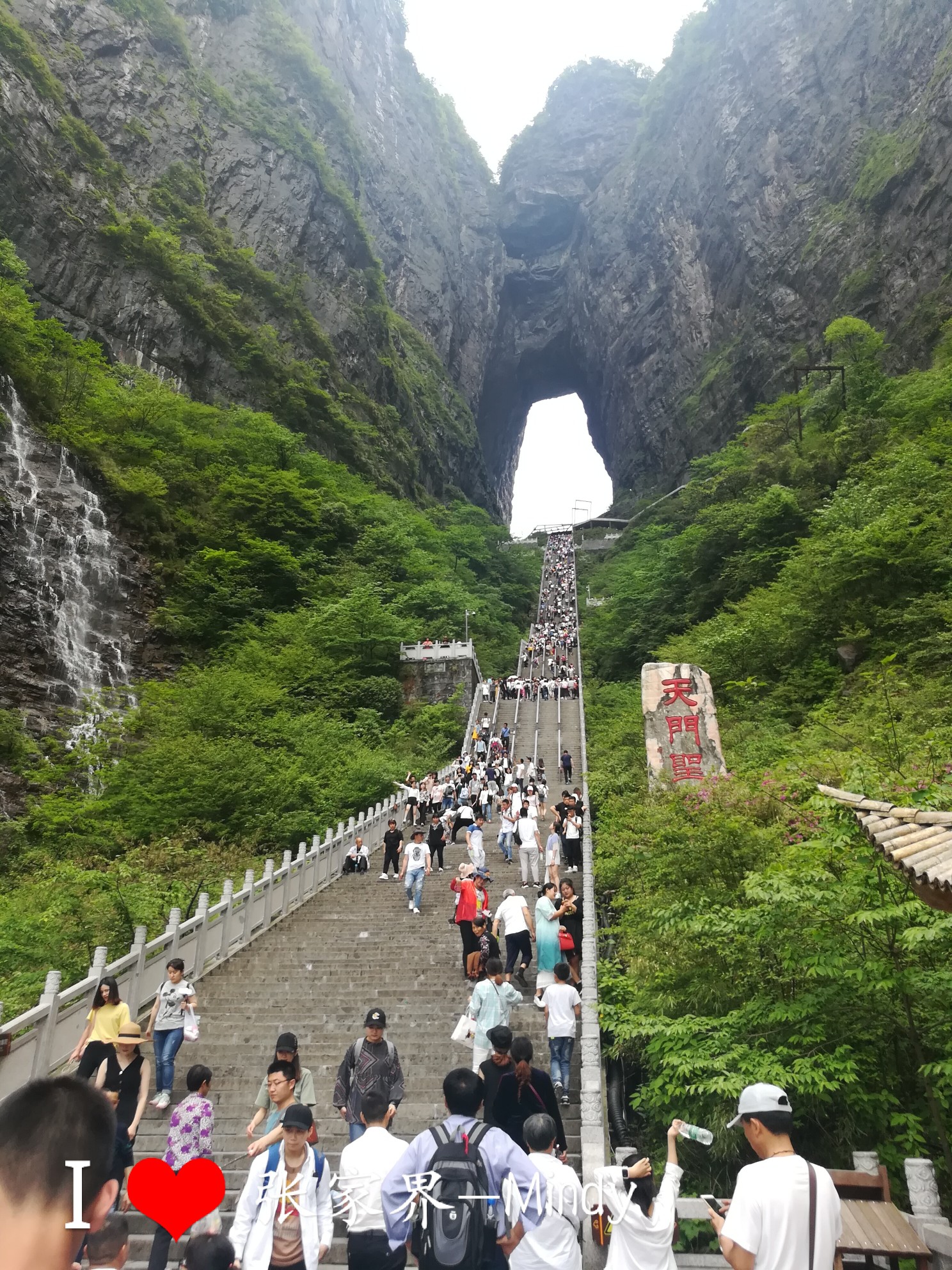 我曾经跨过山和大海也越过人山人海_张家界