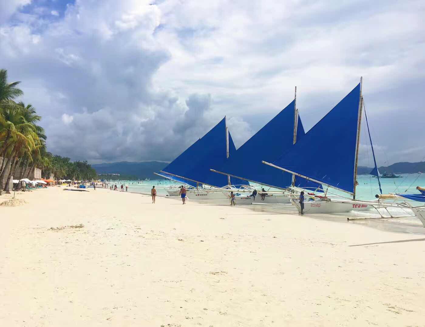 沙滩漫步·菲律宾长滩岛8天自由行(优质细白沙