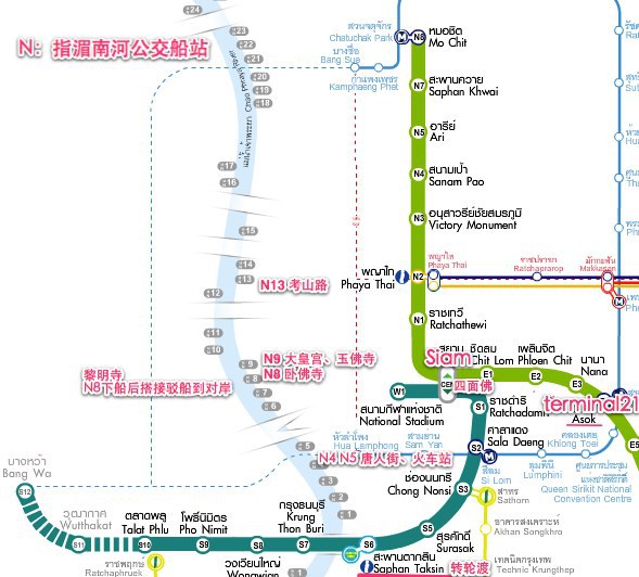 曼谷mrt怎么搭_曼谷mrt线路图(3)