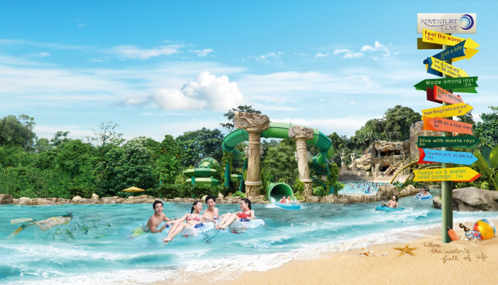 新加坡圣淘沙水上探险乐园门票 海豚园电子票(出票速度快 唯一能与