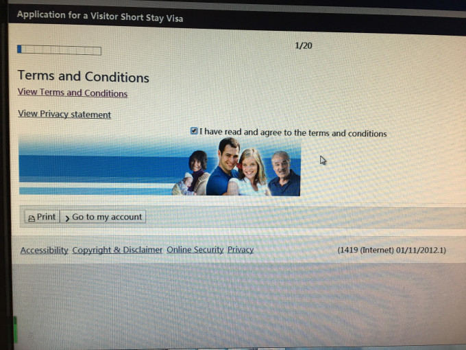 一天出签,无电访。澳洲签证网上申请。