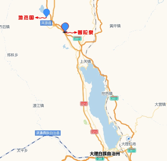 洱源县地图详细图片