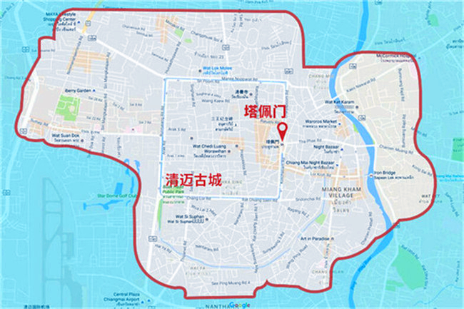 泰国清迈府清莱白庙一日游【清莱温泉 黑庙 白庙 金三角 长颈族 湄公