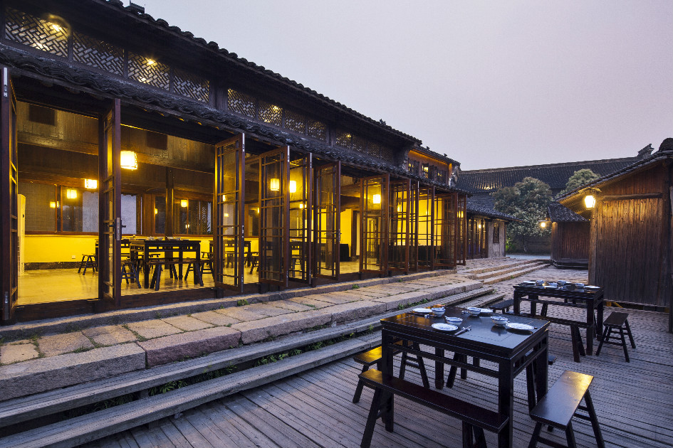 店铺乌镇通安客栈标间/大床房 自助双早 后街酒家/将军府火锅/京杭