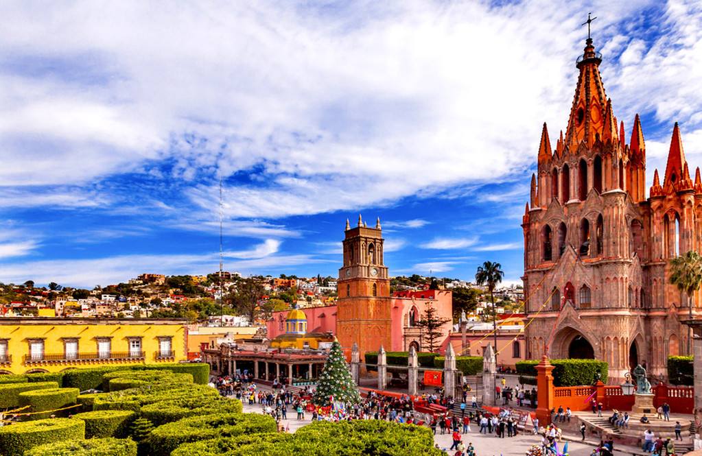 墨西哥城 瓜纳华托6日游(精品中文团 圣米格尔 宪法广场 瓜纳华托地下