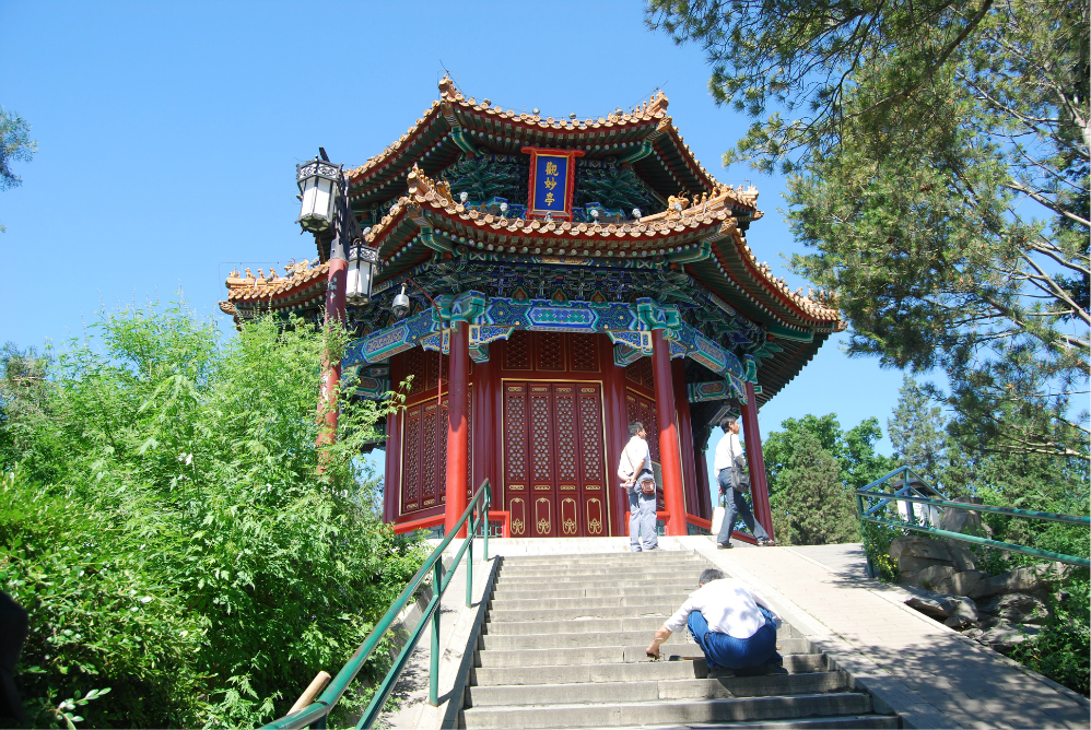 北京景山公园: 姹紫嫣红赏牡丹 金碧辉煌观古建图片30,景山旅游景点