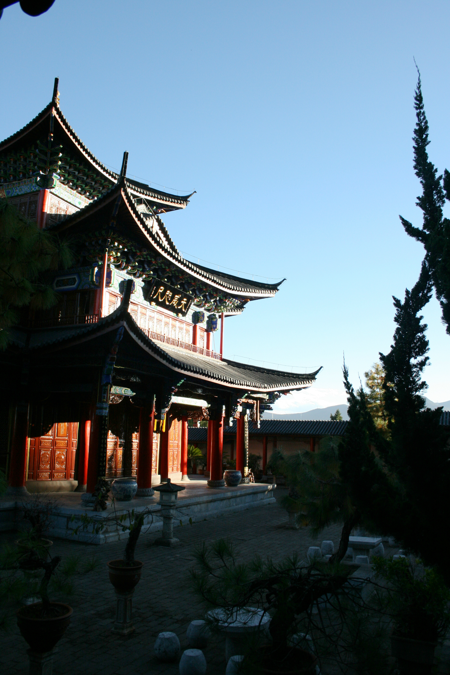 木府人口_丽江古城木府(2)