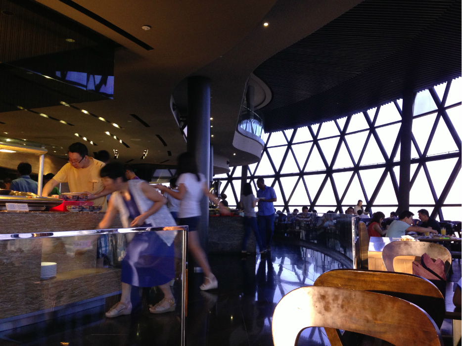 ShangHai Oriental Pearl Tower Rotating Restaurant