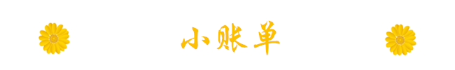 小账单 小账单