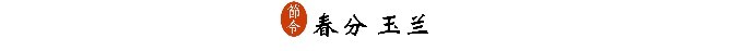 二、春分玉兰 二、春分玉兰
