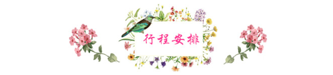 行程安排 行程安排